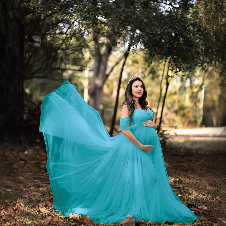 Dame Graviditet Tyllkjole Stilla