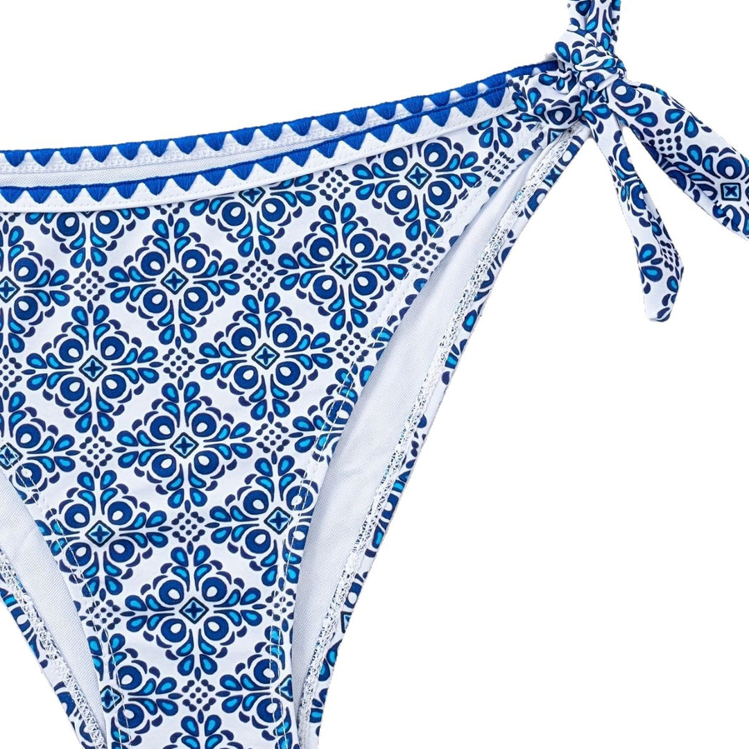 Dame triangel-bikini med legende knude-design Skovae