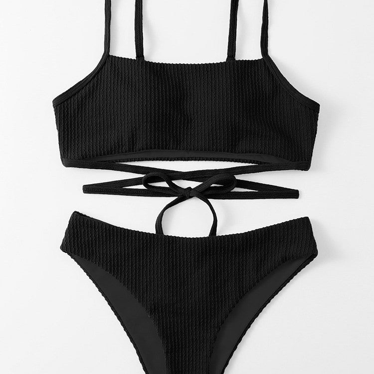 Dame Sporty Badedragt med Knude Detalje Skovae