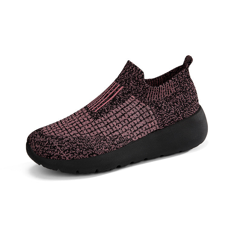 Unisex nan sømløs sokkesneaker med åndbar tredimensionel strikonstruktion og stødabsorberende fleksibel sål Skovae