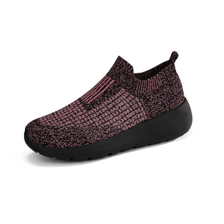 Unisex nan sømløs sokkesneaker med åndbar tredimensionel strikonstruktion og stødabsorberende fleksibel sål Skovae