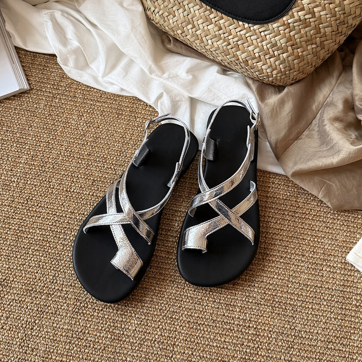 Femme Cross-Strap Miljøvenlige Sandaler Stilla