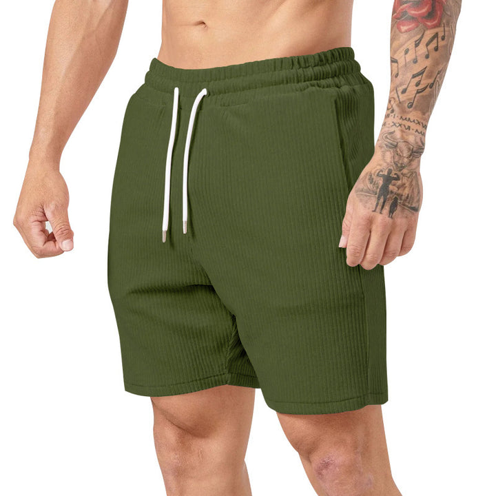 Herre fritidsshorts med elastisk talje og praktiske sidelommer Stilla