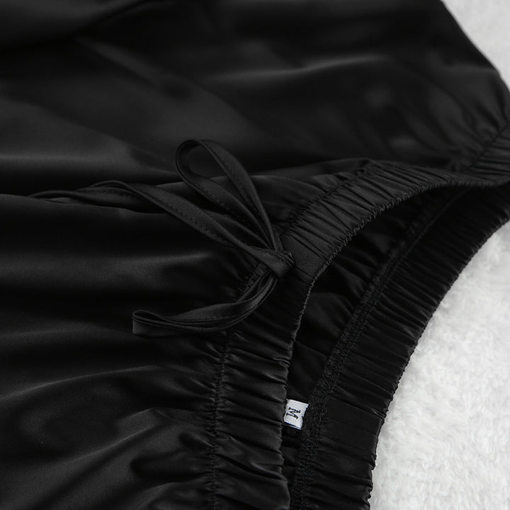Dame sæt bestående af afslappet cropped top og voluminøse shorts Stilla