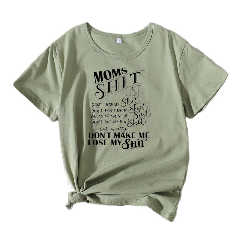 Dame Casual Grafik T-shirt Stilla 1751262401