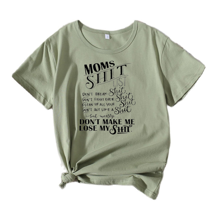 Dame Casual Grafik T-shirt Stilla 1751262401
