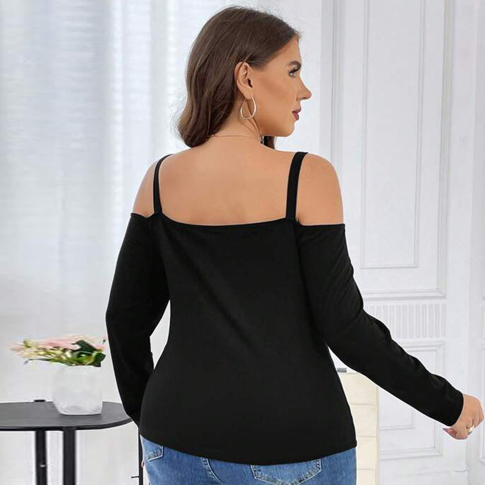 Damer skulderfri top med moderne cut-out og dekorative stropdetaljer Stilla