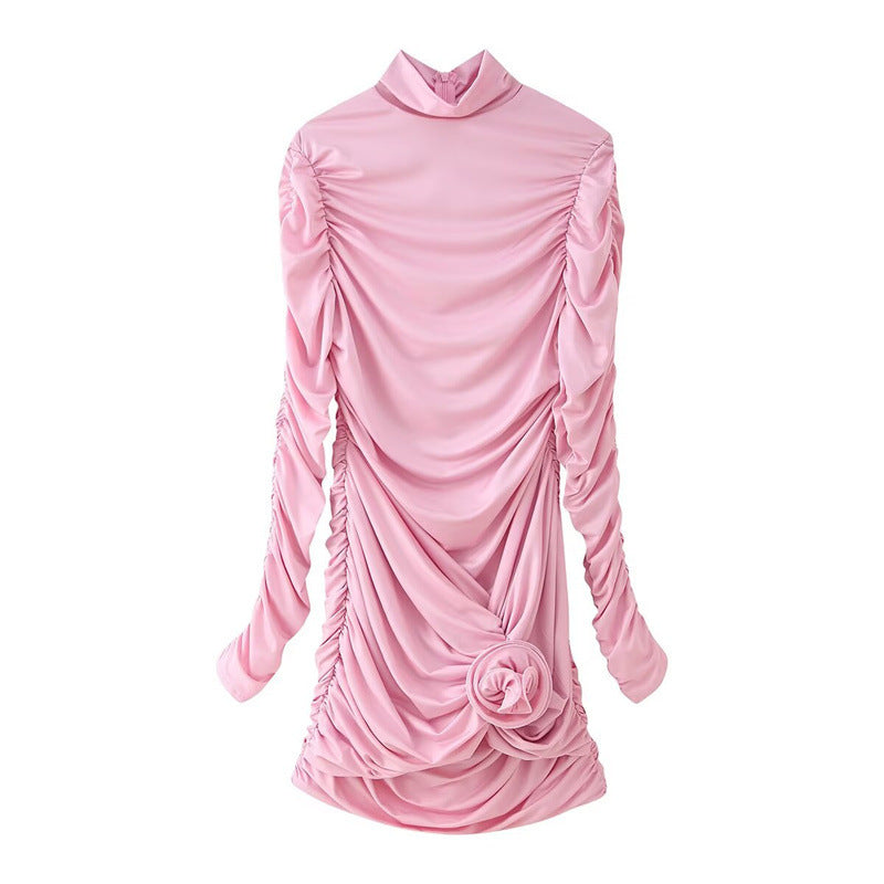 Dame elegant, figursyet bluseoberdel med flæsedetaljer Stilla
