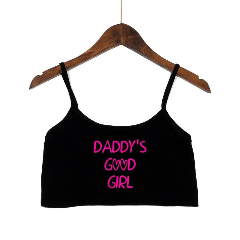 Dame mode crop top med dekorerede stropper Skovae
