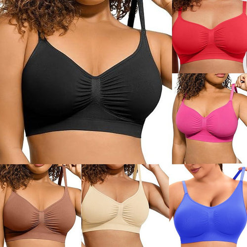 Dame Sporty Bralette-Sport-BH med behagelig pasform og elastiske stropper Stilla