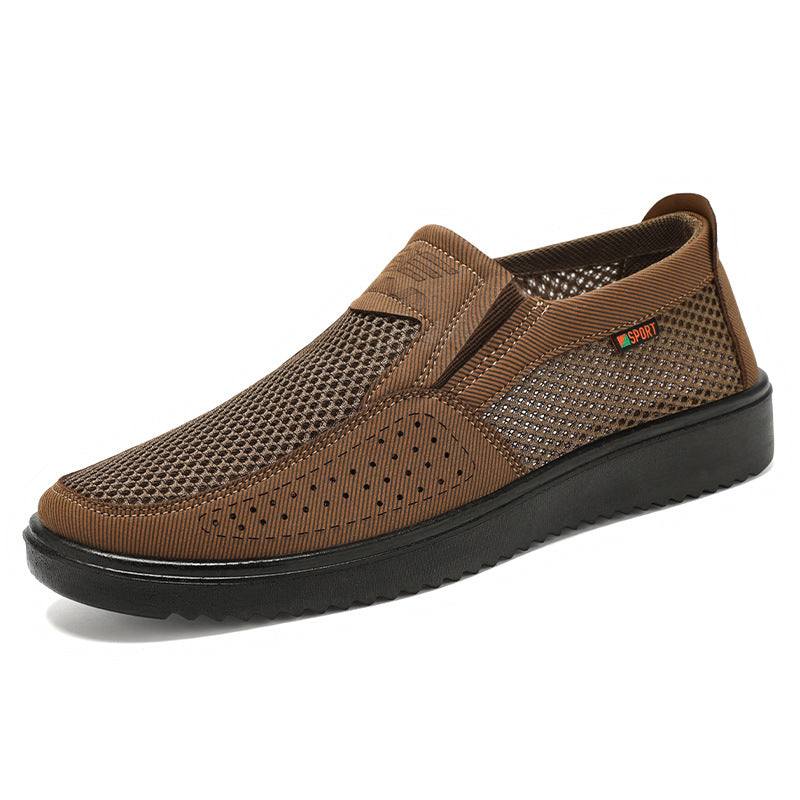Herrer Letteste Slip-On Sneakers med åndbart Mesh-Obermateriale og dæmpende sål Stilla
