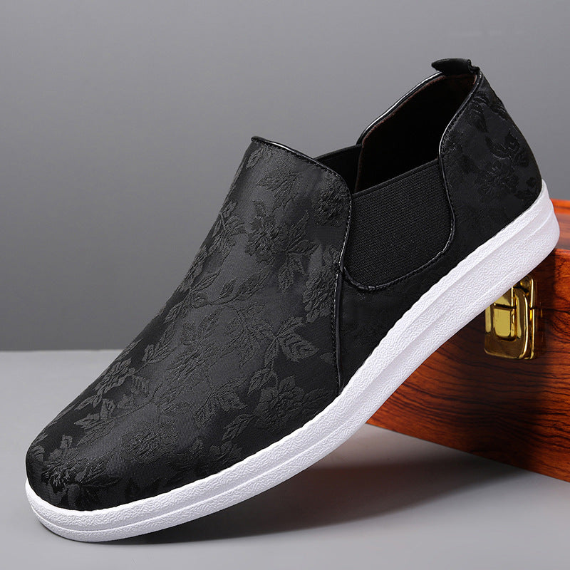 Herre Elegant Blomster Slip-On Sneakers Stilla