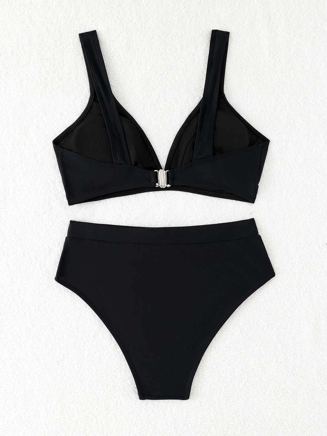 Dame Højskåret Bikini-sæt med forformet top Skovae