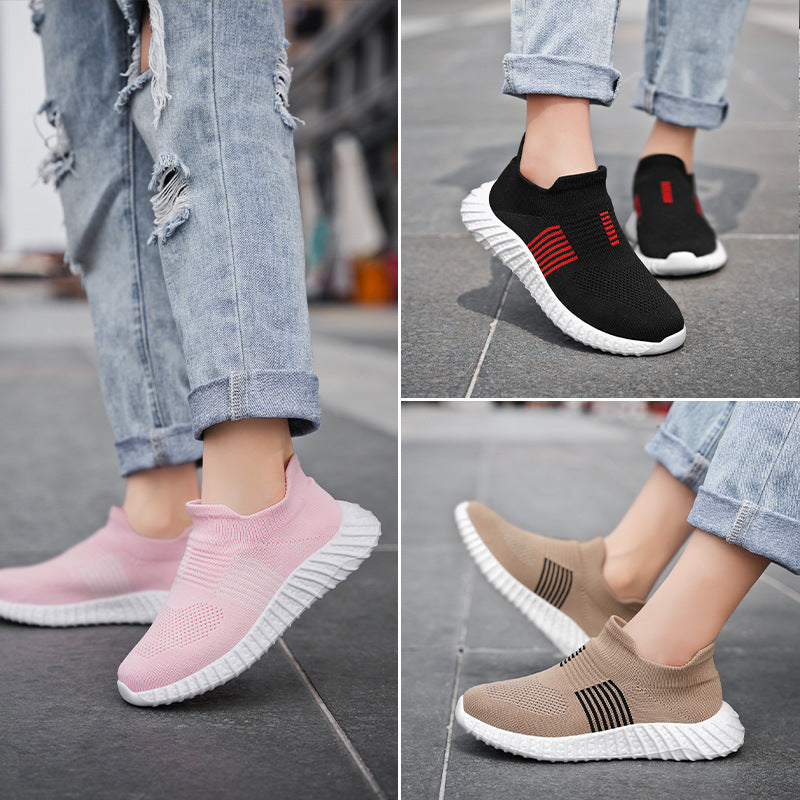 Herrer Slip-On Striksport Sneakers Stilla