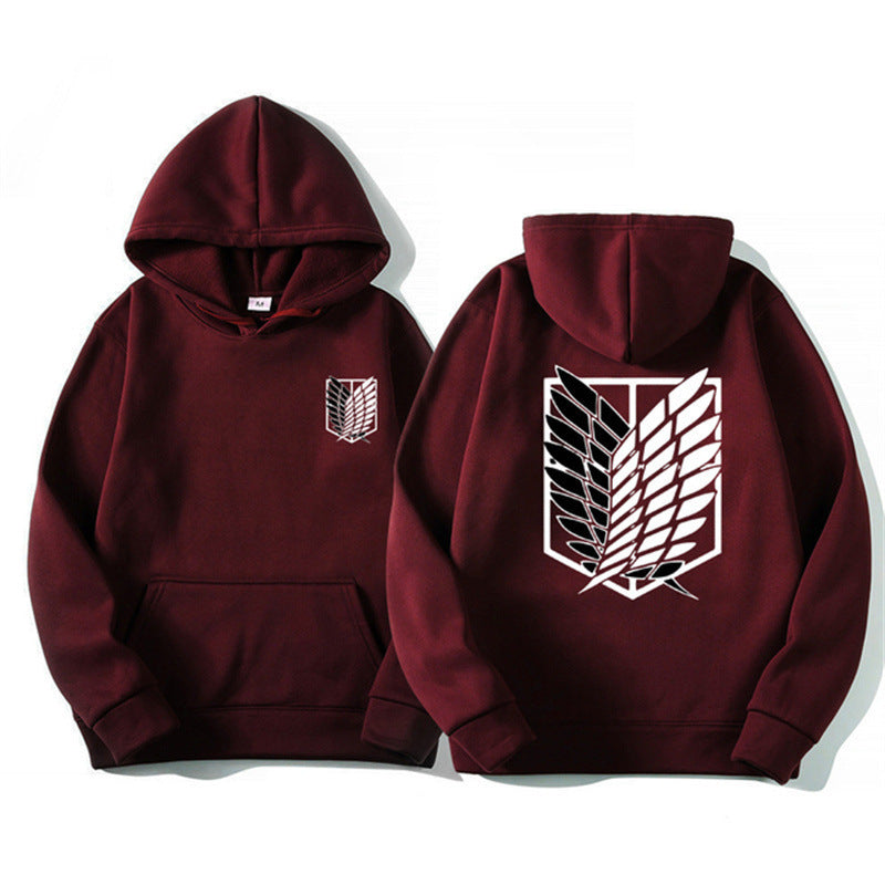 Kvinders hætte sweatshirt med klassisk anime design Skovae