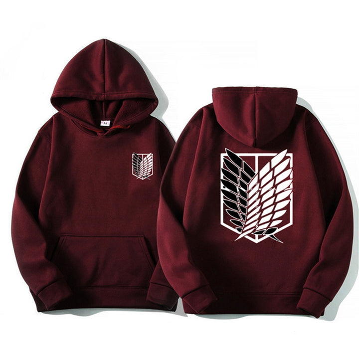 Kvinders hætte sweatshirt med klassisk anime design Skovae