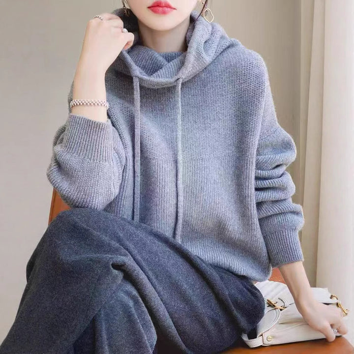 damer oversized sweater med høj krave og afslappet pasform Stilla