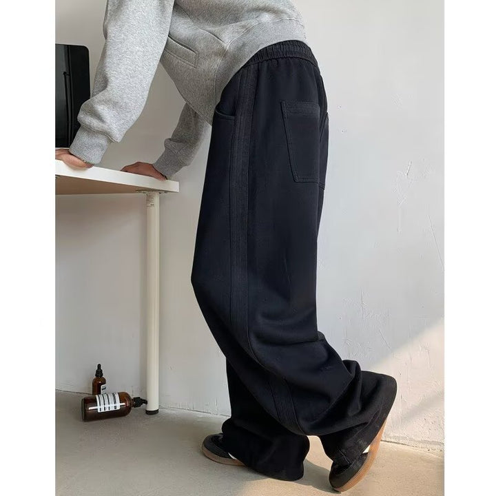 Herrer Behagelige Relaxed Fit Sweatpants med elastisk talje og praktiske lommer Stilla
