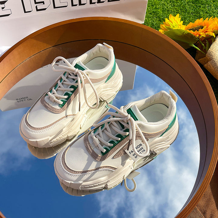 Dame Chunky Sneakers med åndbart overfladestruktur og stødabsorberende sål Stilla