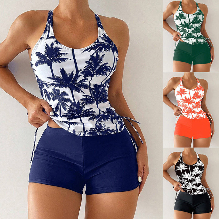 Dame Tankini med alsidig snit og sporty shorts Stilla