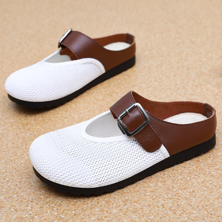 Femme Slip-On Komfort Clogs med justerbare spænder Stilla
