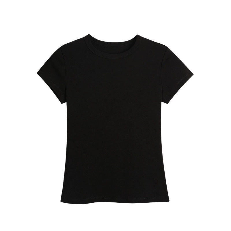 Dame afslappet T-shirt med flydende snit og behagelige korte ærmer Stilla