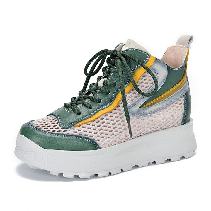 Dame High-Top Sneakers med åndbar mesh-overflade og skridsikker sål Stilla