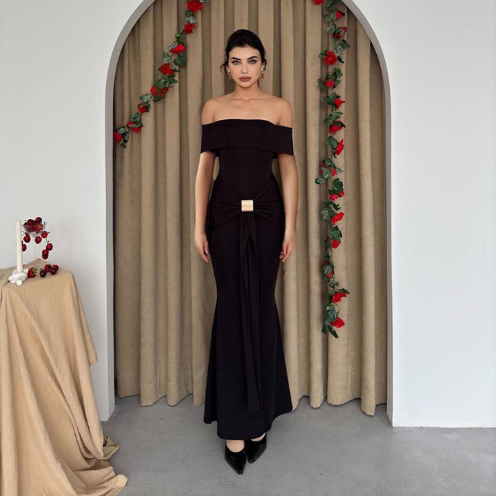 Damer Off-Shoulder Maxikjole med elegant silhuet Stilla