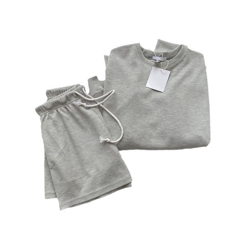 Femme Waffle Knit Loungewear Set Stilla