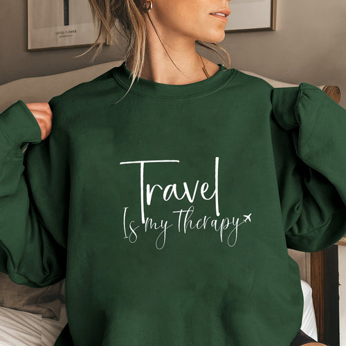 Kvinders sweatshirt med statement print og pufærmer Stilla