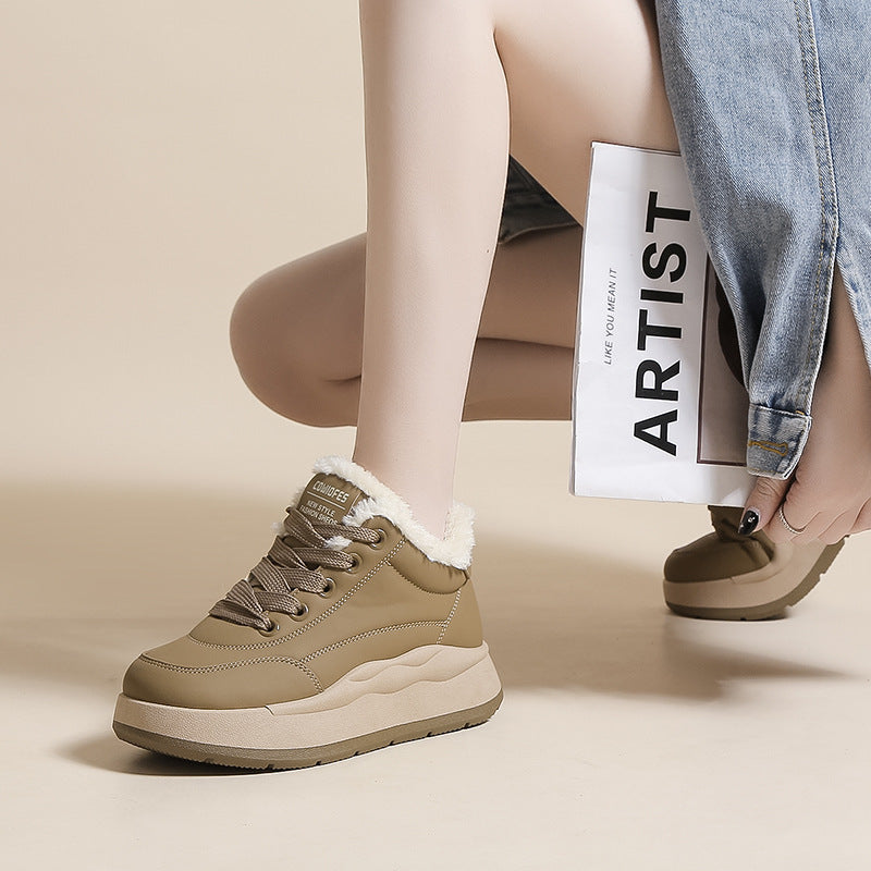 Dame Vinter Sneakers med varm Foring og skridsikker Såle Stilla