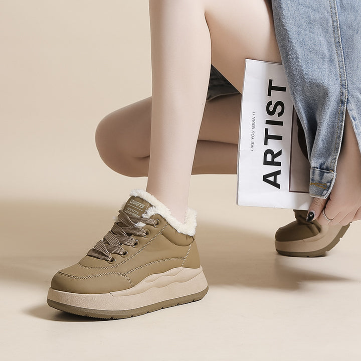 Dame Vinter Sneakers med varm Foring og skridsikker Såle Stilla
