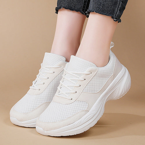 Herre nan polstret komfort-gang-sneaker med åndbart mesh-overdel og ergonomisk dæmpningssål Skovae