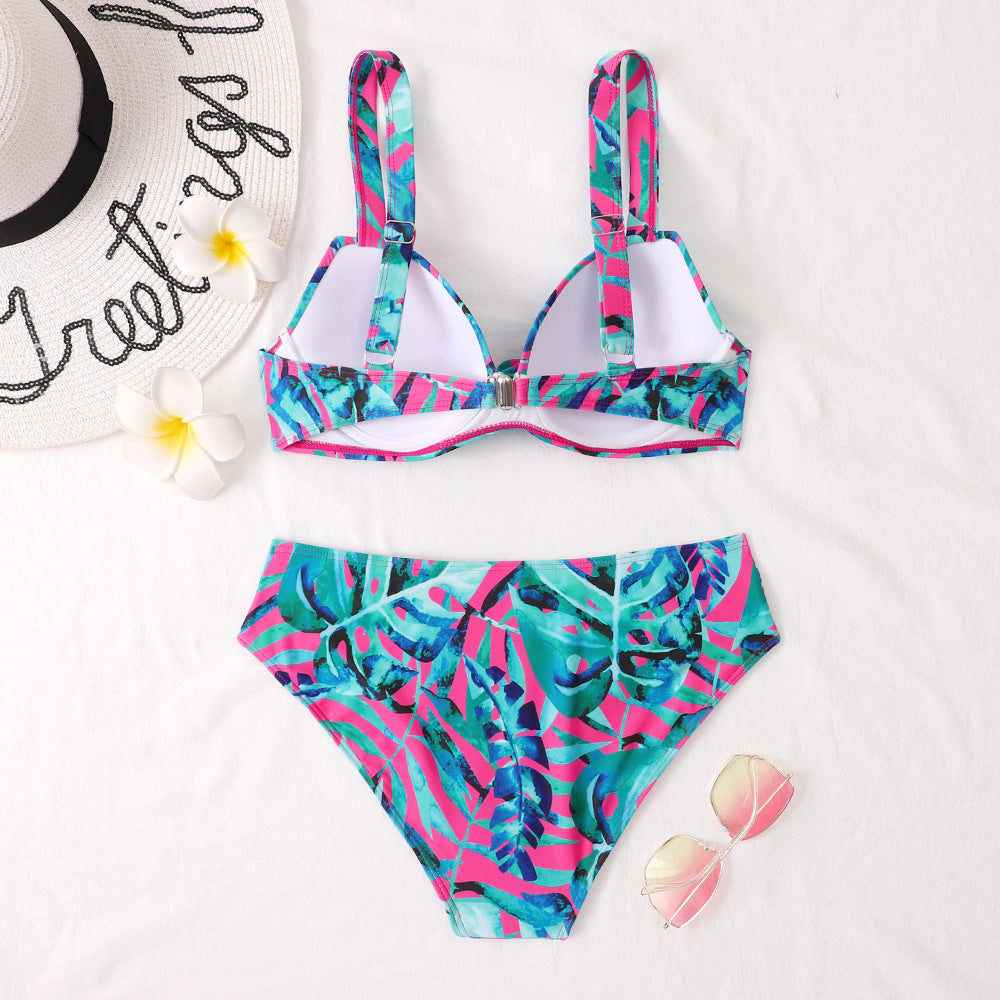 Dame Vibrant Højt støtte-Bikini-sæt Stilla