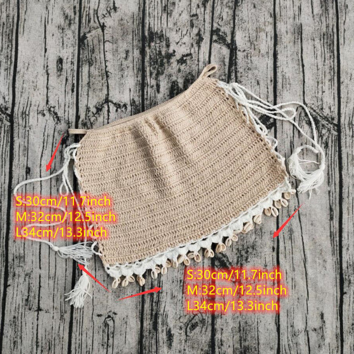 Dame Flettet Wrap Skirt Stilla