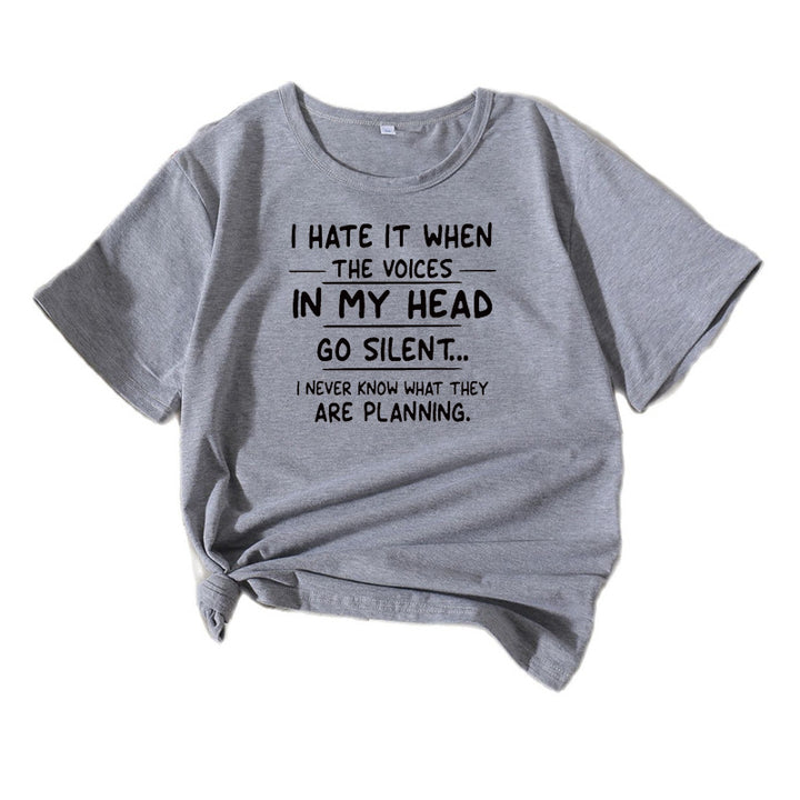 Kvinder Comic Grafik T-shirt med løs pasform Stilla