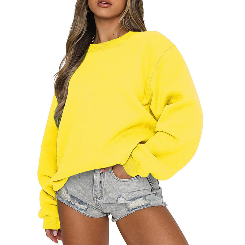 Kvinders sweatshirt med afslappet snit og voluminøse ærmer Stilla