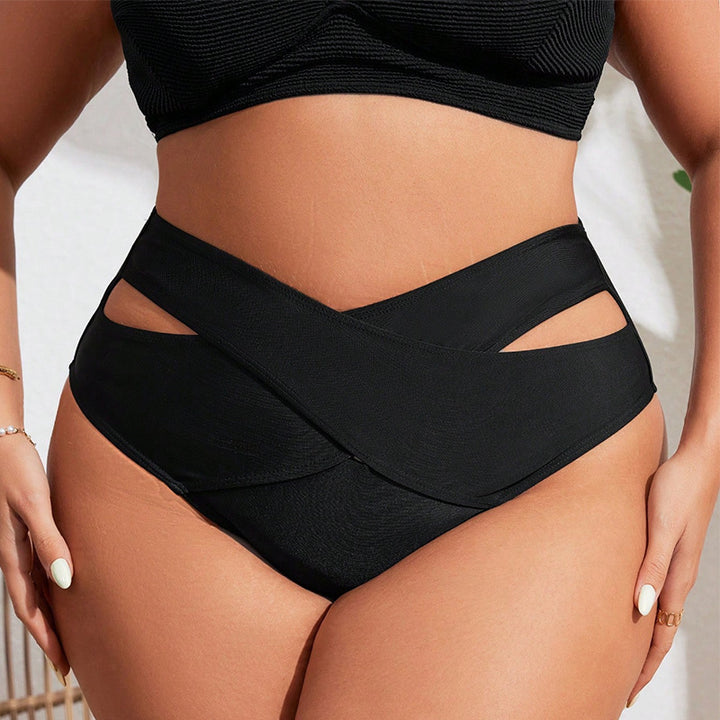 Dame Højtaljede Bikiniunderdele med forførende Cut-Outs Skovae
