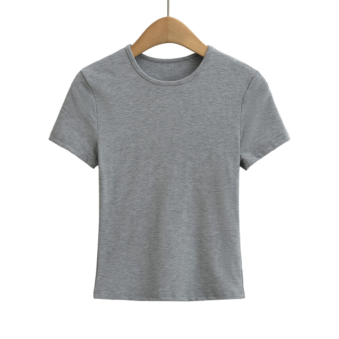 Kvinder Komfortabelt Basic T-shirt med åndbart materiale Stilla