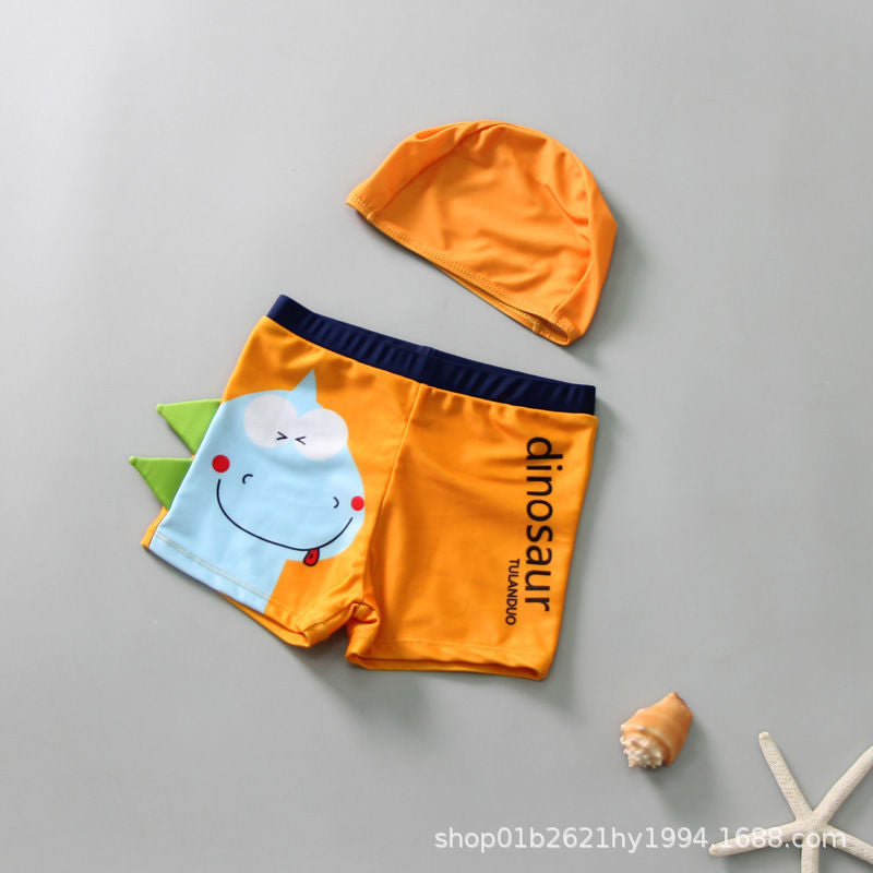 Drengernes svømmeshorts med dinosaurmotiv Skovae