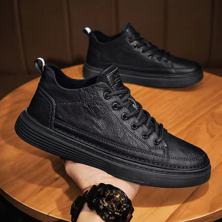 Herre Fritids Læder Ankel Sneakers Stilla