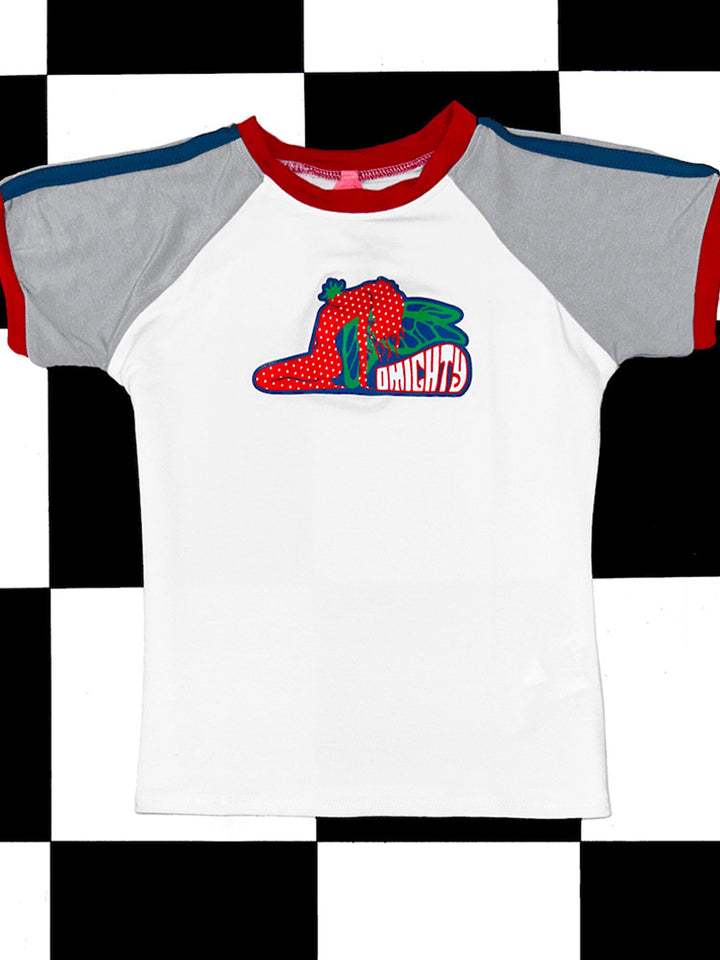 Dame T-shirt med kreativ grafisk design og komfortabel pasform Stilla