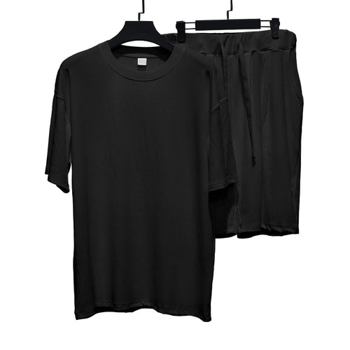 Herre afslappet sportssæt med højkvalitets funktionsmateriale og komfortable shorts Stilla