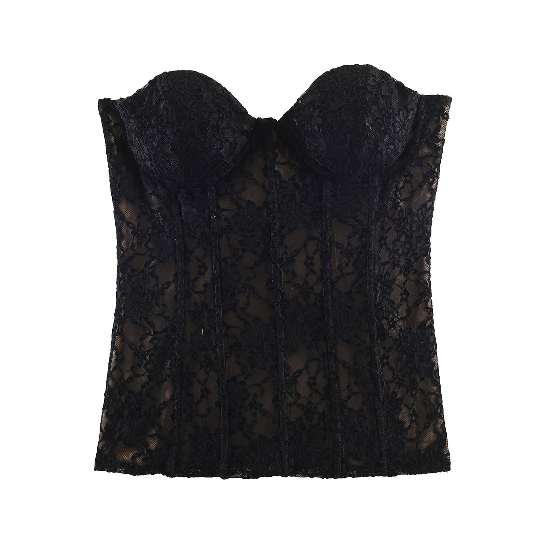Dame spids-bustier med forførende design og elegante detaljer Skovae