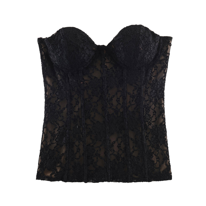 Dame spids-bustier med forførende design og elegante detaljer Skovae