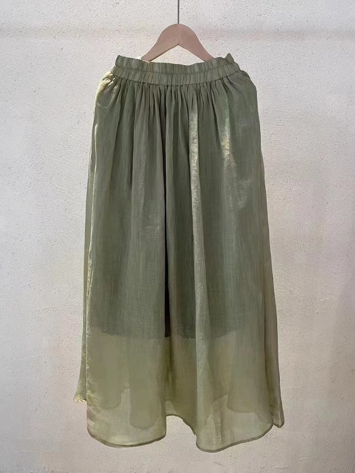 Femme Let og Luftig Maxi Skirt Stilla