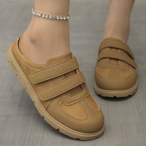 Dame behagelige Clogs med justerbare velcro-remme og ergonomisk fodseng Stilla