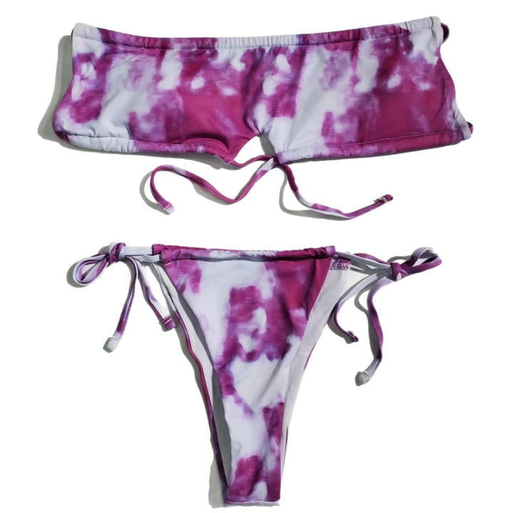 Dame Bandeau-Bikini med legende knude-design Skovae