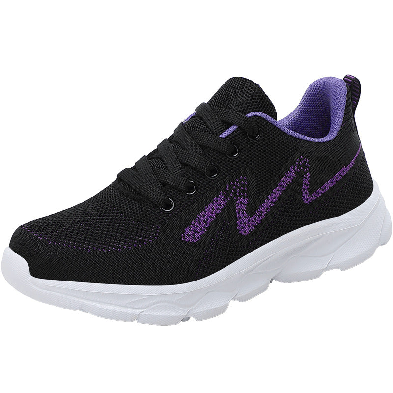 Unisex nan ultralet hverdags sneakers med sømløst mesh-overdel, ergonomisk honningcomb mellemsål og skridsikker profilsål Skovae