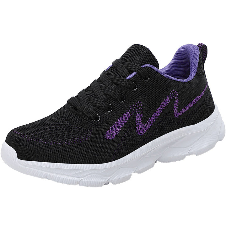 Unisex nan ultralet hverdags sneakers med sømløst mesh-overdel, ergonomisk honningcomb mellemsål og skridsikker profilsål Skovae